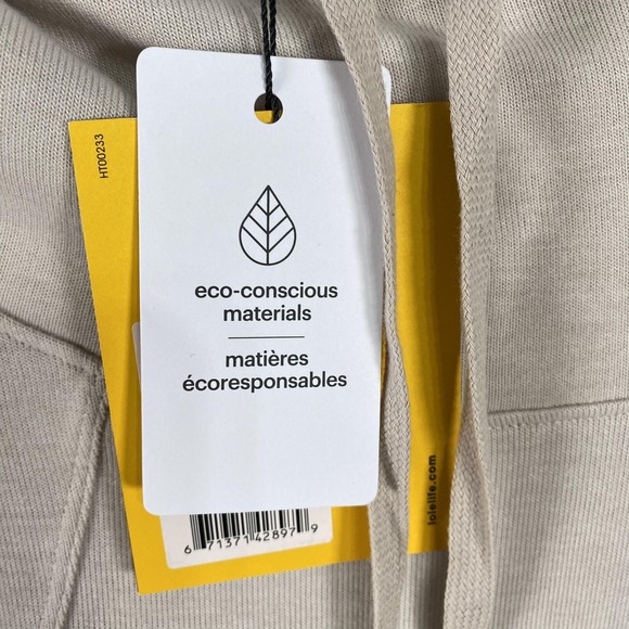 Lole Downtown Pullover Hoodie Womens Large Abalone Heather Eco Conscious LSW4305 - Picture 4 of 16